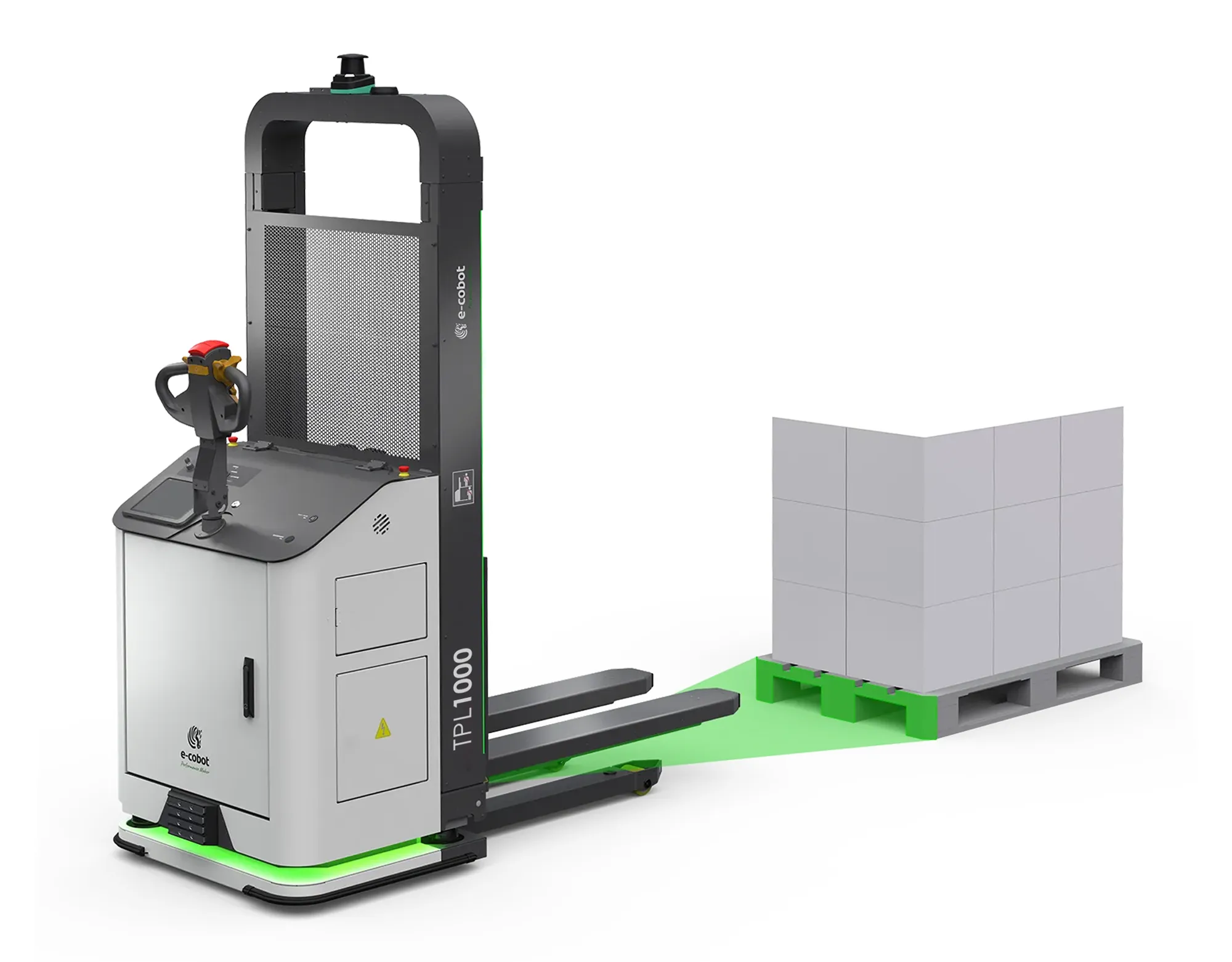 AI camera for automatic EPAL pallet detection on the TPL1000 mobile robot